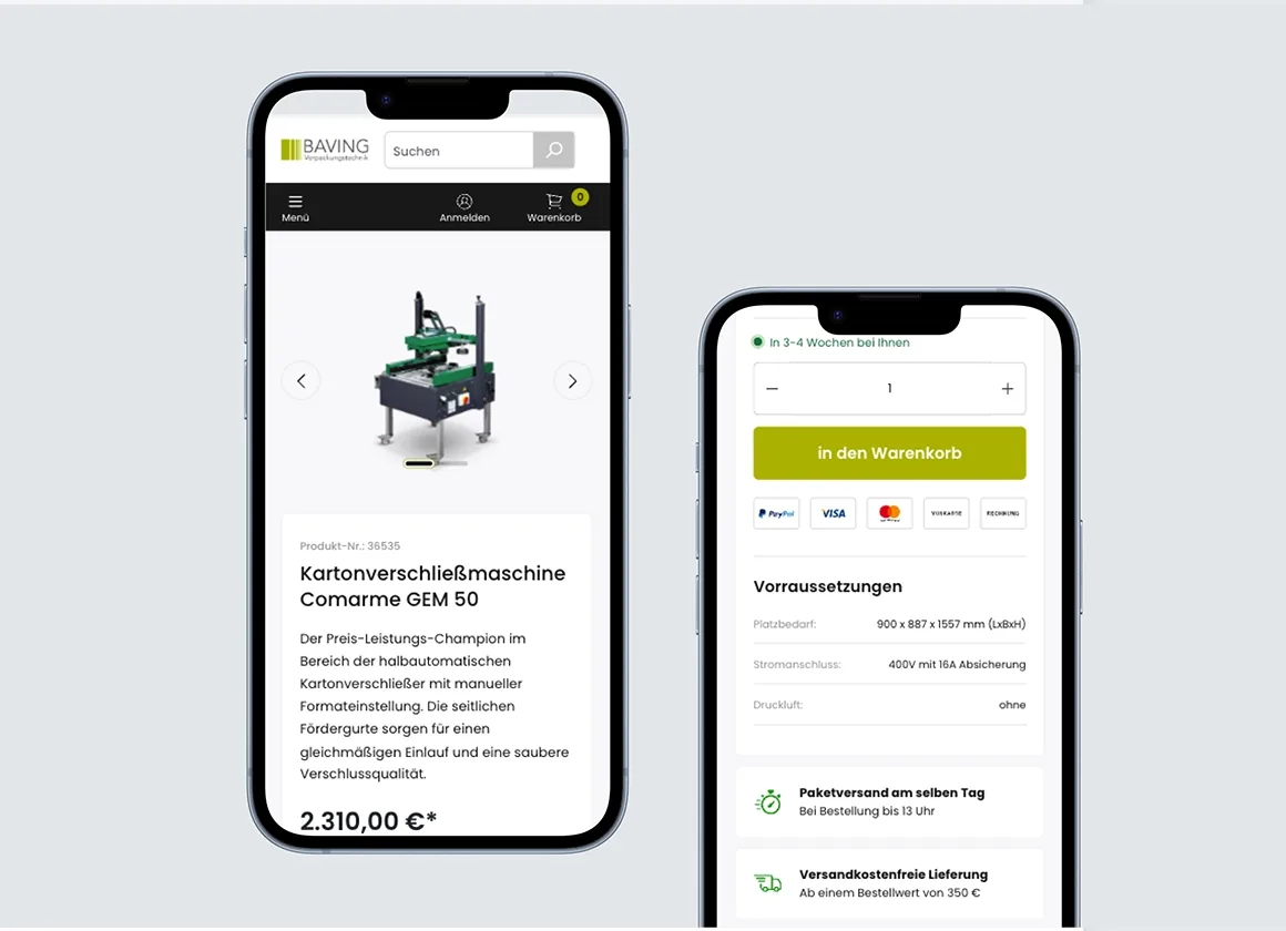 Shop-Optimierung für Baving24: Struktur für Sortiment & Vertrauen für Premium-Produkte