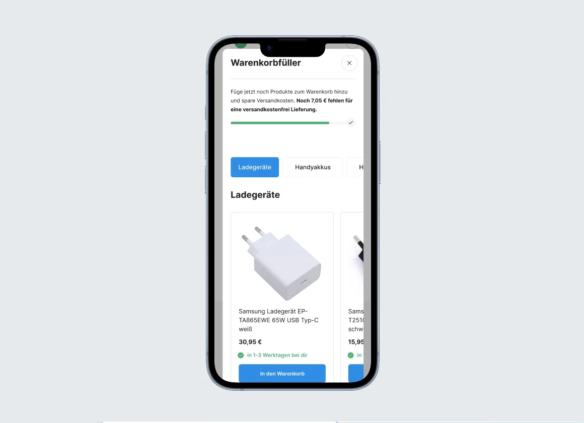 Handyersatzteilshop: Re-Design & Mobile-First-Strategie für bessere Conversion